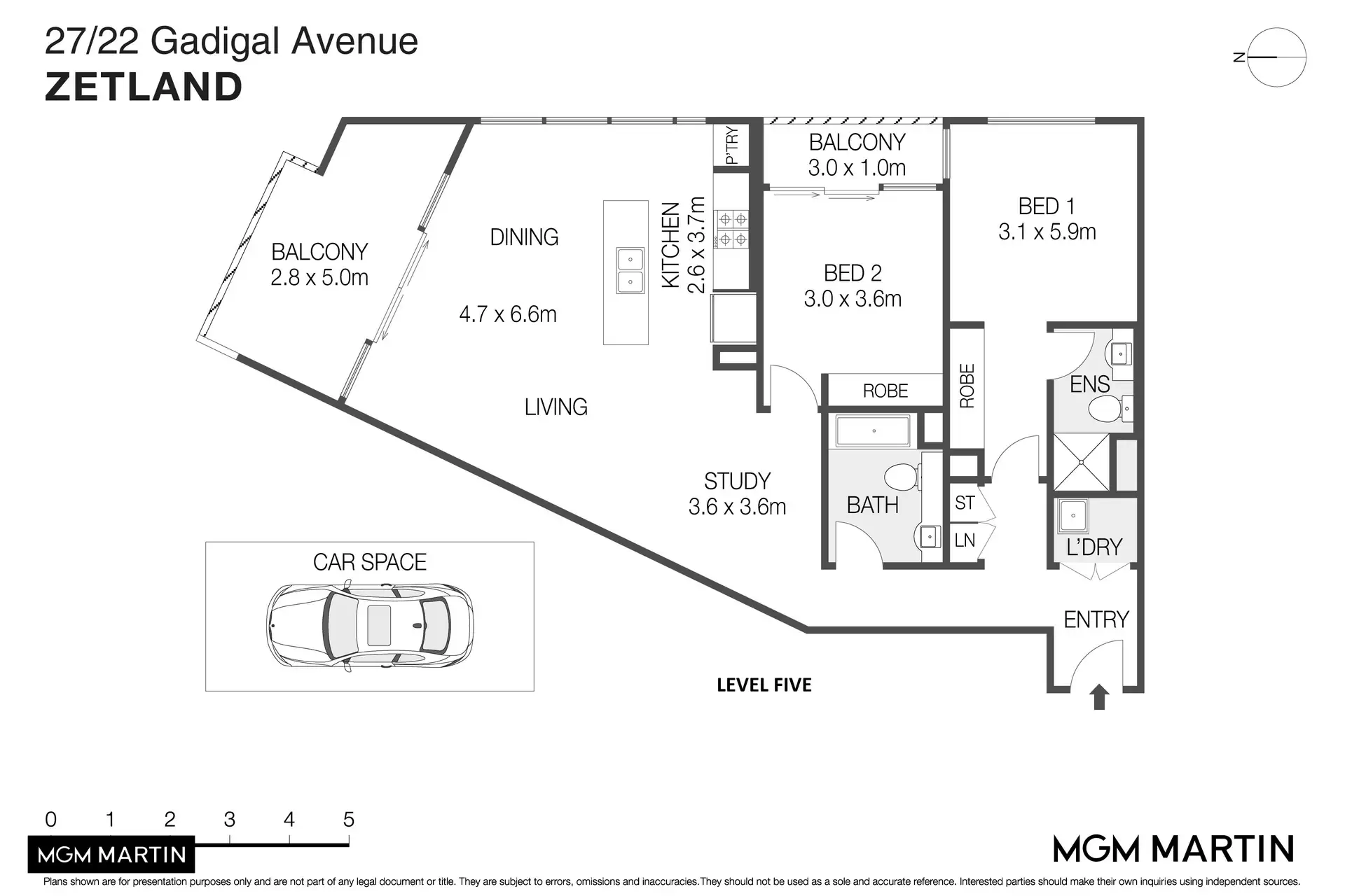 27/22 Gadigal Avenue, Zetland Leased by MGM Martin - image 1